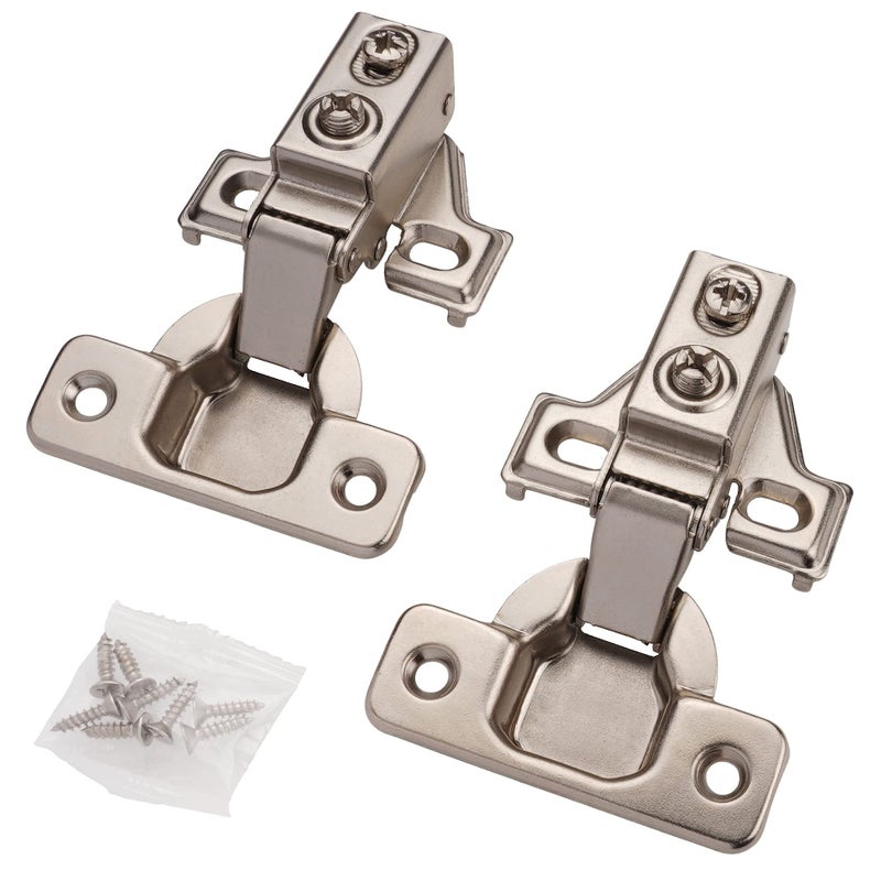 DecoBasics 5/8"" Overlay Full Overlay Soft Close Cabinet Hinges for Kitchen Cabinets (20 PCS)- 105 Face Frame Concealed Cabinet Door Hinge -3 Way Adjustability Matching Screw & Easy Installation - Image 4